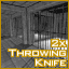 2x Throwing Knife
