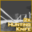 2x Hunting Knife