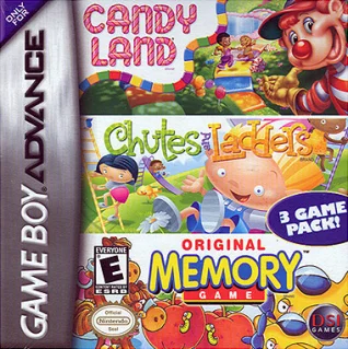 3 Game Pack!: Candy Land, Chutes and Ladders, Original Memory Game